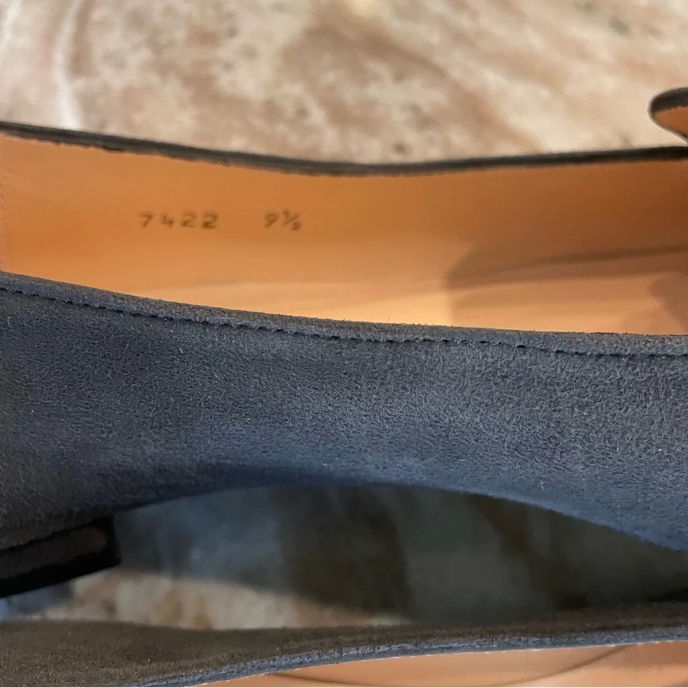 Simply Soles Simplysoles Leather Pointed Toe Flat Loafer Shoes Size 9.5